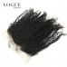Afro Kinky Curly 3b 3c 13x6 Lace Frontal  Virgin Brazilian Human Hair Ear To Ear Lace Frontal Pre Plucked Natural Hair line with Baby Hair